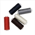thumbnail image 2 of UNIQUE CREATIV Thread Set - Assorted Colours, 5 Spools, 270 m (295.3 yd) Each, 100% Polyester, 2 of 6