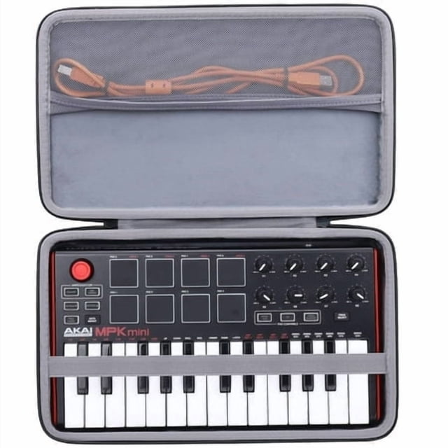 Co2Crea Hard Case Replacement For Akai Professional Mpk Mini Mkii/Mpk Mini Play 25 Key Usb Midi Keyboard Controller