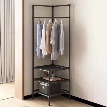 HWRETIE Corner Organizer Shelf Multi Functional Detachable Storage Rack Space Saving Shelves For Bedroom Bathroom And Home Organization