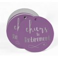 thumbnail image 2 of Inkdotpot Pack Of 100 Real Silver Foil Paper Tags Cheers To Retirement Favor Hang Tags, 2 of 6