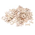 thumbnail image 1 of GUOOL 52 Pieces A-Z Wooden Capital Letters Wood Lower Case Letters Embellishment for, 1 of 9