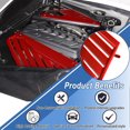 thumbnail image 3 of ALLTIMES 2PCS Red Engine Bay Panel Cover for Corvette C8 Stingray (Coupe, C8, R Z51）2020-2024, ABS Plastic, 3 of 11