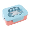 thumbnail image 2 of XYAIYT Boîte à Lunch Bento Étanche 27.05 fl oz 3 Compartiments Micro-Ondable Facile à Transporter Matériau de Qualité Alimentaire Réutilisable avec Ensemble d'Ustensiles pour Adultes, 2 of 6