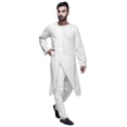 thumbnail image 4 of Atasi Solid Indian Fashion For Men Cotton Slub Button Down Kurta For Men, 4 of 6