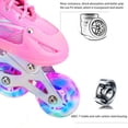 thumbnail image 2 of Patins à Roulettes 2 en 1, 4 Tailles Réglables, Patins 2 en 1 pour Enfants et Adultes, Patins à Roues Lumineuses pour l'Extérieur, 2 of 9