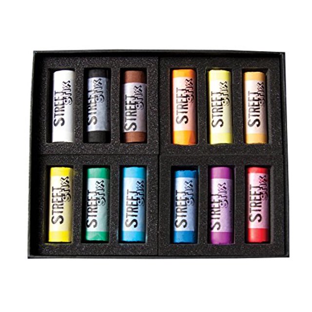 Jack Richeson 427375 Pastels Stix de Rue (Ensemble de 12)