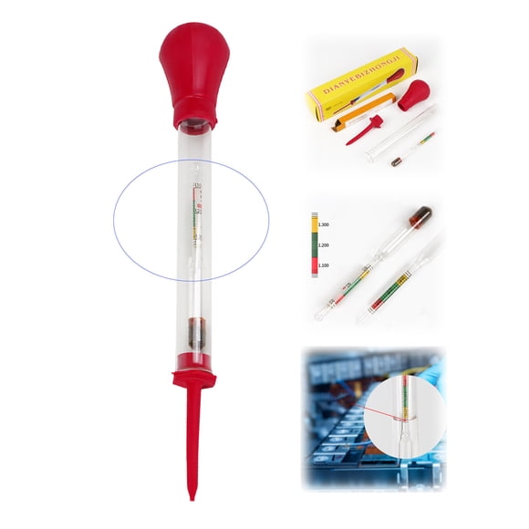 Car Battery Tester Hydrometer Set Electrolyte Measurement Tool for Accurate Battery Diagnosis Car