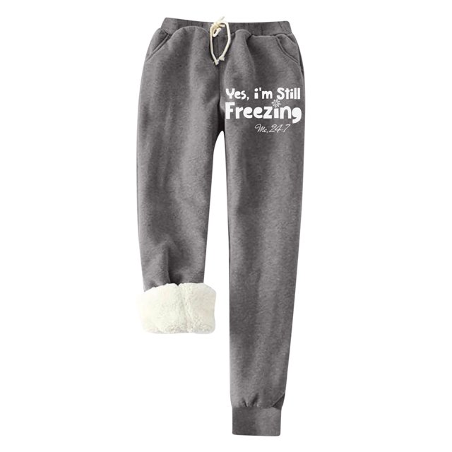 Birdeem Fashion Women's Printing Leggings with Elastic Drawstring Pockets Thick Warm Pants