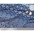 thumbnail image 3 of Soimoi Rayon Crepe Fabric Aztec Geometric Printed Fabric 1 Yard 46 Inch Wide, 3 of 3