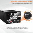 thumbnail image 4 of NICE-POWER DC Power Supply Variable 30V 5A Adjustable Switching Regulated Power Supply with Encoder Upgraded 4-Digits LED Display Mini Regulated DC Bench Power Supply New, 4 of 9