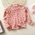 thumbnail image 2 of HBFAGFB Chemises à Manches Longues pour Filles Col Rond Manches Volantes Chandail Confortable PK1 Taille 150, 2 of 3