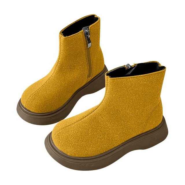 British Style Short Boots for Older Girls, Fashionable Fall Girls' Boots