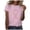 A-Pink, variant on Wijhcboe 2025 Women Floral Print Short Fashion Womens T Shirt T Crew Neck Short Extra Large Women Sleeve T Shirt Top Long Sleeve Compression Shirts for Women Long Sleeve Shirts for Women Fall Long Sl