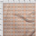 thumbnail image 3 of oneOone Velvet Orange Fabric Abstract Line Sewing Craft Projects Fabric Prints By Yard 58 Inch Wide, 3 of 4