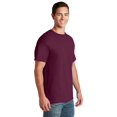 thumbnail image 4 of Jerzees Mens DRI-POWER Active Short Sleeve Crew T-Shirt, S, Maroon, 4 of 5