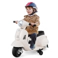 thumbnail image 1 of Gymax Kids Ride on Motorcycle w/ Training Wheels Headlight Horn 6V Battery White, 1 of 10