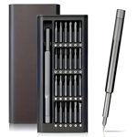 24 In 1 Screwdriver Set - Precision Screwdriver Set With Magnetic Driver | Windspeed Pocket Manual Screwdriver Tool Kit With Sliding Closure | For Tablet, Watch, Camera, Computer Repair