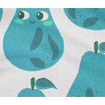 thumbnail image 4 of oneOone Tissu Flex Coton Turquoise Bleu Fruits Matériel de Robe Tissu Imprimé Tissu au Mètre 40 Pouces de Large, 4 of 4