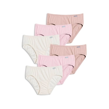 Jockey Women's 100% Cotton Elance Bikini - 6 Pack