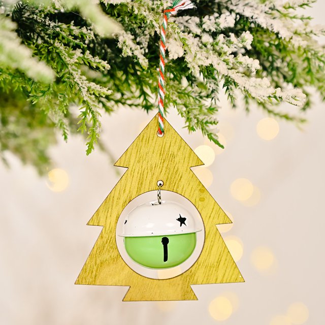 Clearance! Christmas Decorations Props Christmas Tree Pendants Santa Claus Bell Decoration Pendant