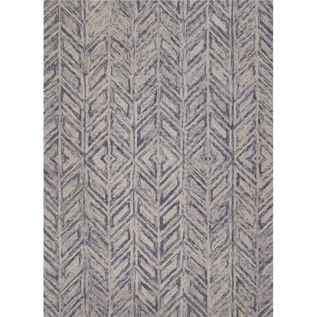 HomeRoots 352548 5 x 7 ft. Wool Blue Area Rug