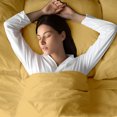 thumbnail image 2 of EGYPTIAN COMFORT - Silky Smooth Lightweight Bed Sheet Set - Brushed Micro - Deep Pocket - 4 Piece Set - Full - Gold, 2 of 6