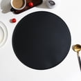 thumbnail image 4 of LSLJS Napperon Rond en Cuir, Couleur Unie, Napperons en Faux Cuir, Tapis à Café, Tapis de Table de Cuisine, Napperons de Table de Cuisine Faciles à Nettoyer, Napperons, 4 of 7