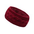 thumbnail image 1 of Fashion Autumn And Winter Pure Color Wool Knitted Hair Band Sports Headband, 1 of 9