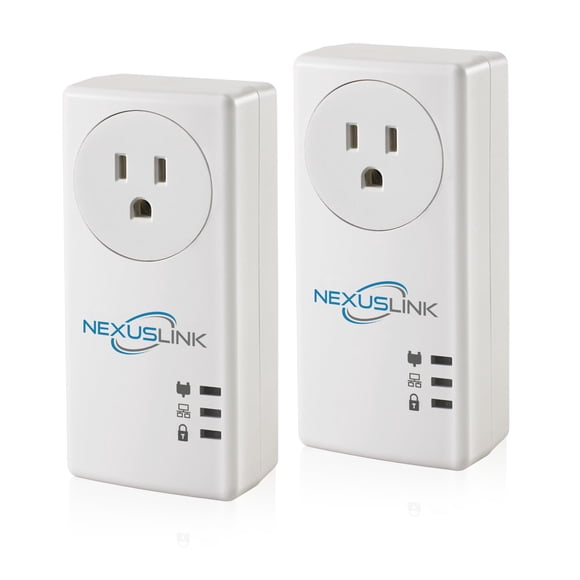 NexusLink G.hn Powerline Ethernet Adapter Kit – 1200 Mbps, Gigabit Port - Stable Ethernet Over Power for Gaming & Streaming, Home Network Expan