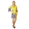 thumbnail image 4 of Bimba Robe Courte Imprimée en Coton pour Femmes, Préparation, Robes de Demoiselle d'Honneur, Couvre-Maillot, 4 of 6