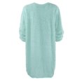 thumbnail image 4 of Dvkptbk Robes pour Femmes Mode Manches Longues Mi-Mollet Midi Longues Robes Décontractées Col Rond Amples Robes en Peluche, 4 of 6