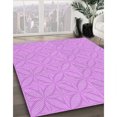 thumbnail image 3 of Ahgly Tapis Rectangulaire Lavable en Machine Intérieur Transitionnel Violet Violet, 7 Pieds x 10 Pieds, 3 of 7