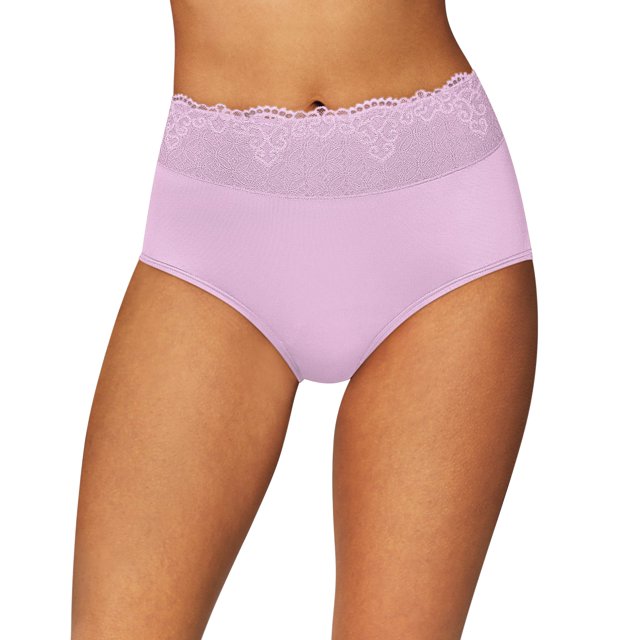 Bali Womens Passion for Comfort Brief, 7, Pink Reverie