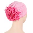 thumbnail image 4 of Chapeau Chapeau de Tête Fleurs Décontracté pour Femmes Turban Musulman, 4 of 4