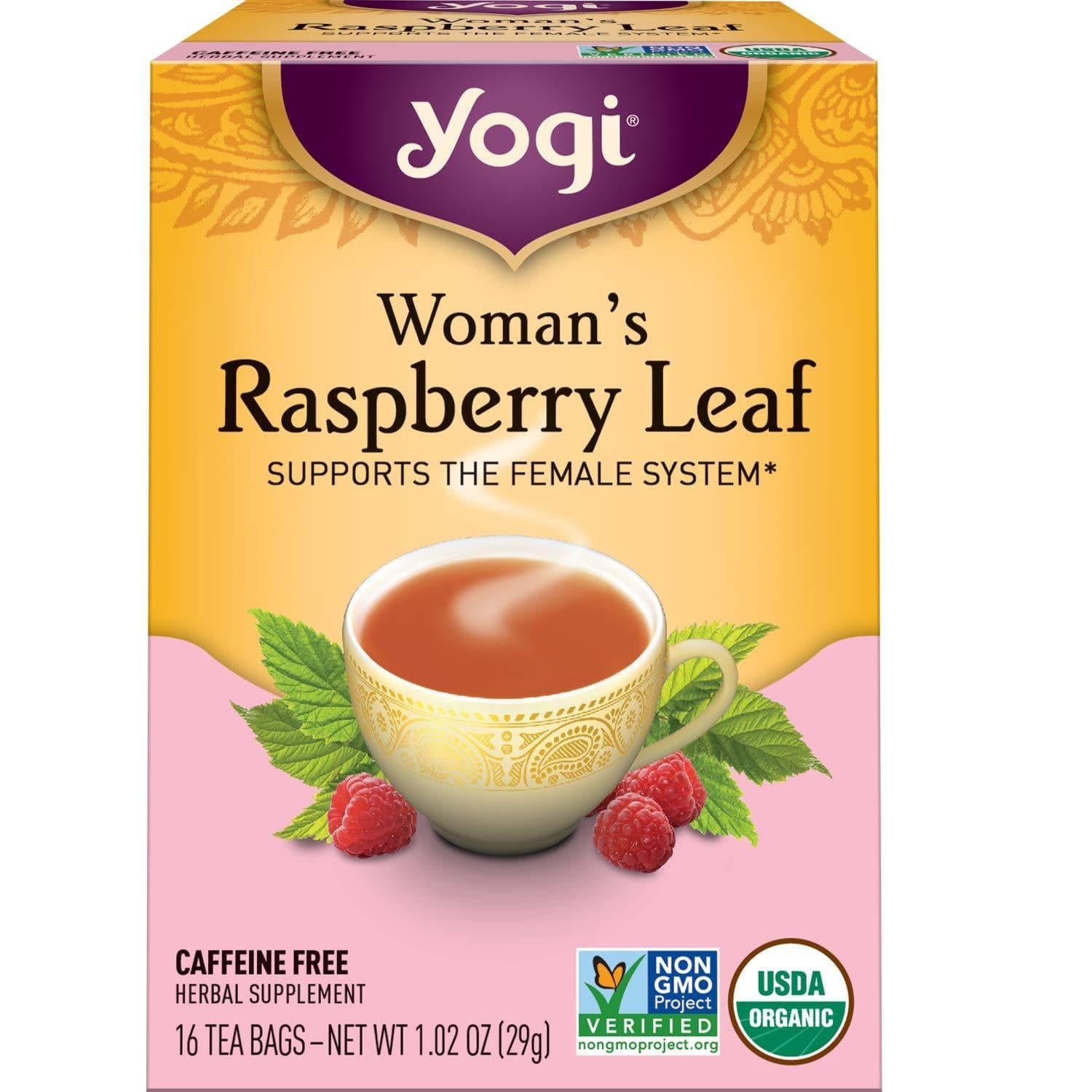 Yogi Tea - Women's Raspberry Leaf, 16 Bags, 1.1 oz