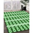 thumbnail image 3 of Ahgly Company Tapis Rectangulaire Lavable en Machine Intérieur Transitionnel Vert Forêt, 4 Pieds x 6 Pieds, 3 of 7
