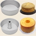 thumbnail image 2 of 3Pcs/Set Hollow Chiffon Cake Angel Food Baking Mould 4/5/7 In DIY 5 inch, 2 of 8