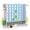 Light Blue & Grey, variant on Costway Giant 4-in-a-Row Game Set with Ring-toss, Basketball Hoop, Golf Club & Cup Holders Light Green + Orange
