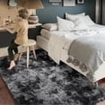 thumbnail image 2 of SUSUZI 5' x 7' Shaggy Area Rug, 2 Inch Thick Fluffy Plush Carpet with Non-Slip PVC Back, Soft Polypropylene Floor Rug for Bedroom Living Room Kids Room Home Décor, 2 of 8