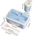 thumbnail image 2 of EGNMCR Portable Lunch Box With Lid And Cup Lunch Box Lunch Box Food Storage Container With Lid Leakproof Food Preparation Container For Storage Home Office lunch boxes, 2 of 7