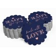 thumbnail image 2 of Inkdotpot Made With Love Text Bottle Tag Real Rose Gold Foil Favor Hang Tags 100 Pack, 2 of 6