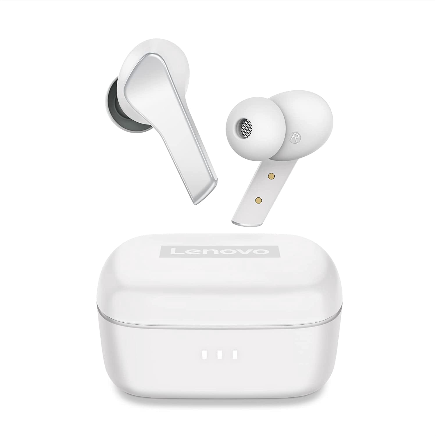 Refurbished Lenovo ZA9A0017WW PS-1551B Smart Wireless Earbuds White