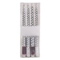 thumbnail image 2 of Electroplated Twisted Thread Candle Long Taper Candle for Romantic Wedding Decoration | Dripless Low-Fume Wax Candle for Dining Table Party Centerpiece | Indoor Home Decor Accessory, 2 of 6