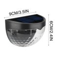 thumbnail image 5 of Outdoor Solar Lights,Outdoor Lighting Products Solar Fence Lights, Solar Powered Outdoor Fence Lighting for Fence Step Stair Post Wall（Black Shell） Solar Outdoor Lights, 5 of 5