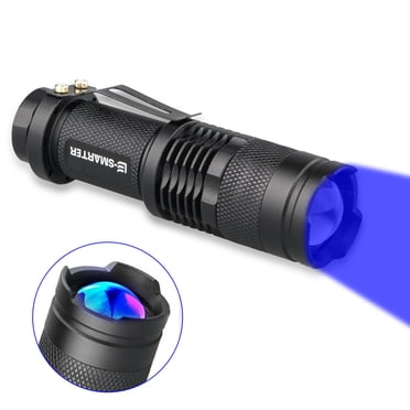 Black Light UV Flashlight - Ultraviolet Blacklight Super Bright Flash Light