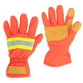 thumbnail image 1 of Firefighting Gloves, Hand Protection Flame Retardant Low Preheat Shrinkage Fire Proof Gloves Anti Static  For Firefighters, 1 of 8