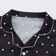 thumbnail image 3 of BOBOGOJP Pyjama pour Filles en Coton Ensemble Estival Court pour Filles 2t Noir, Taille 11-12 Ans, 3 of 5
