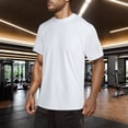 thumbnail image 3 of Men's UPF 50+ Short Sleeve Swim Tee - Quick Dry Rash Guard for Hiking, Surfing, Paddle Sports & Beach Activities, 3 of 4
