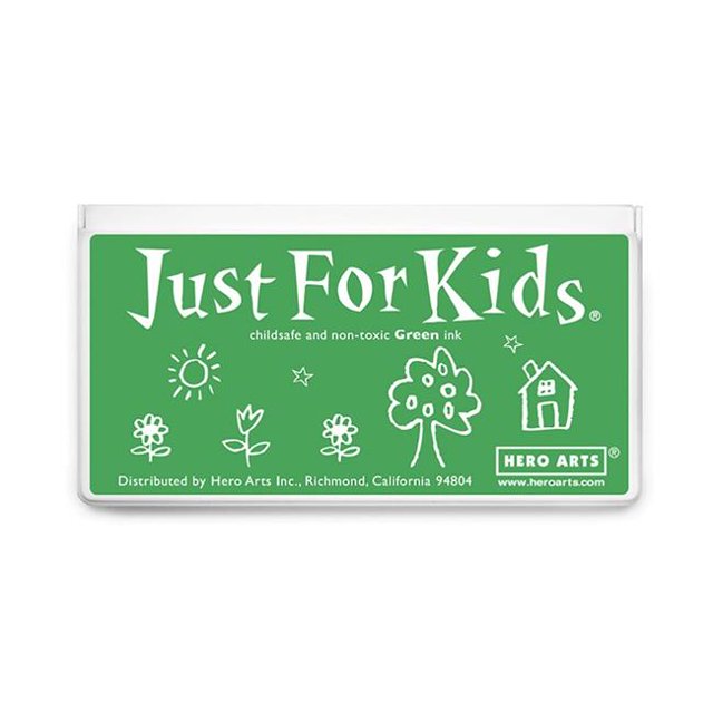 Hero Arts HOAAF482 Jumbo Just for Kids Stamp Pad, Green