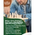 thumbnail image 3 of Bobby Fischer Pièces d'Échecs Ultimes - Format Roi 3,75 Po - Poids Triple 3,9 Lb, 3 of 11